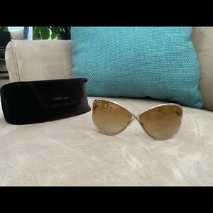 Tom Ford Gold Miranda Sunglasses
